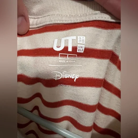 Uniqlo x Disney Minnie Mouse Nautical Striped Cotton T-Shirt Women’s L - Picture 4 of 7